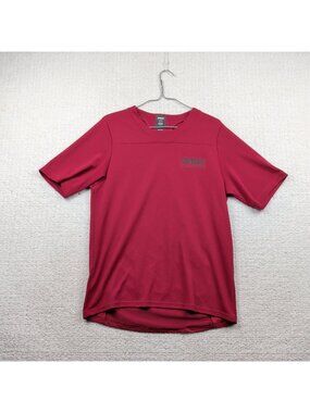 Oakley Factory Pilot Mens S Hydrolix MTB Bike T-Shirt Red Cycling Performance